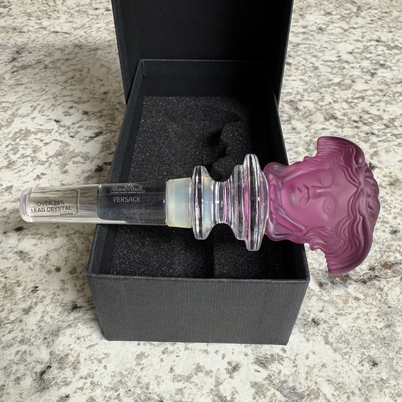 Versace Amethyst Bottle Stopper - Picture 2 of 7
